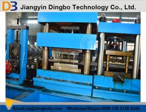Quality Euro Style Highway Guard Rails Roll Forming Machine With Mitsubishi PLC &amp; Converter wholesale