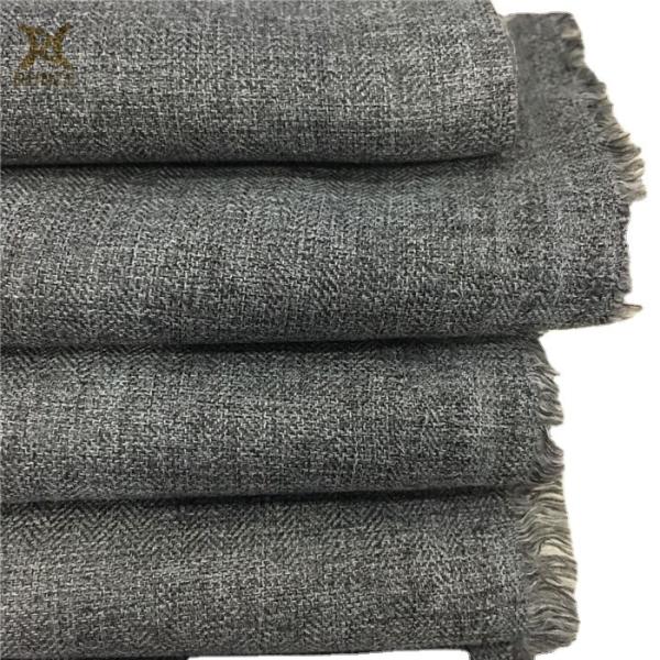 Blanket Wearable Pure 160D Polyester Cationic Herringbone Brushed Fabric