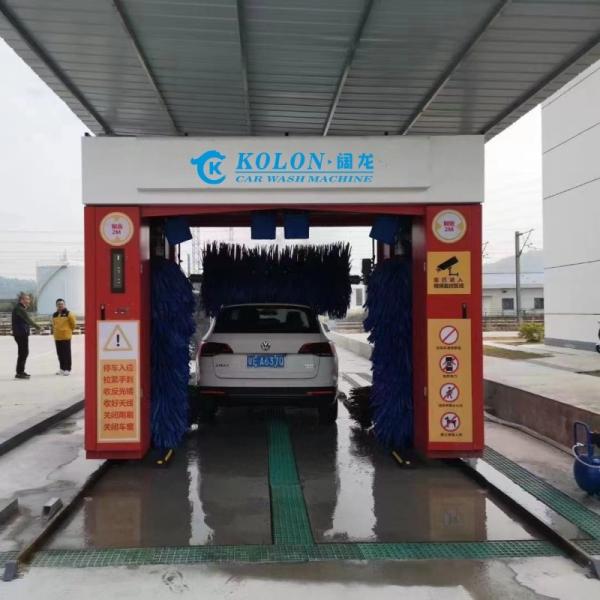 5 Brushes Rollover Car Wash Machine with Hot Air Blower Stainless Steel