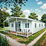 Galvanized Steel Bending Steel Structure 20ft Modified Shipping Container House