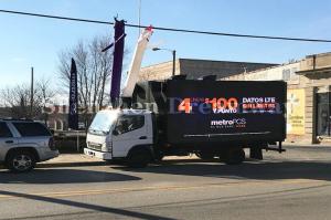 Quality Outdoor Led Truck Advertising , P6 Mobile LED Display Billboard Hire 32*32 Dots wholesale