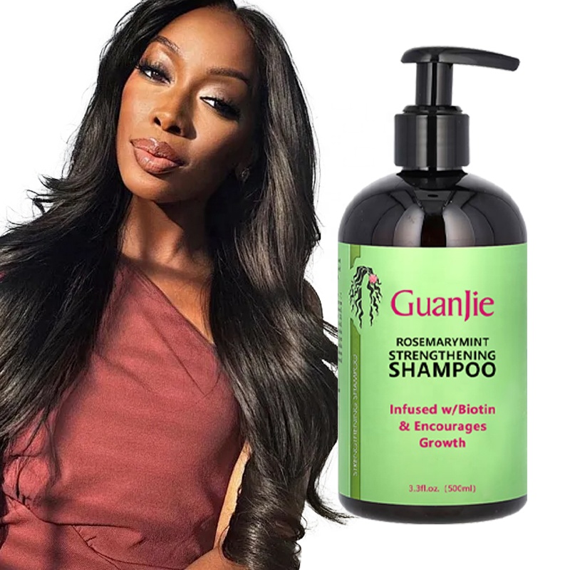 Unisex Peppermint Rosemary Shampoo Sulfate-Free for Hydrating and Cruelty-Free Care