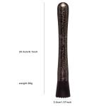 Black Stainless Steel Muddler for Cocktails 8 inch Long 1pc Fruit Crusher Bar