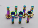 Light Weight Colorful Gr.5 Titanium Alloy Lug Bolts For Racing Car Bolt Taper