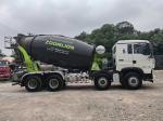 Energy Saving 12 Cbm Cement Mixer Truck High Strength For Construction Needs