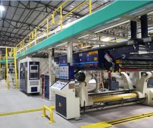 China Plc Automatic Carton Box Making Machine Producing 3/5/7 Ply Cardboard on sale