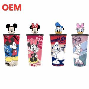 Quality OEM Customized Straw Cup Cartoon Drink Cup FAMA Factory wholesale