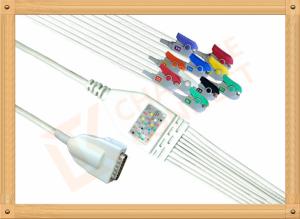 Quality Burdick Eclipse Quinton Atria Ecg Monitor Cable One Piece Ecg Cable Clip AHA wholesale