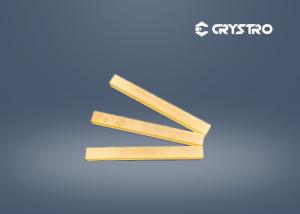 Quality 4mm X 4mm X 50mm La3Ga5SiO14 LGS Single Crystal With Au Coating Bar wholesale