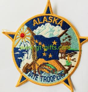 Quality Wholesale Cheap Fashion Woven Embroidered Badges Custom Embroidery Patch wholesale