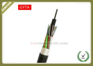 Quality Non - Metallic Outdoor Fiber Optic Cable Stranded Loose Tube With Coated Aluminum Strip wholesale