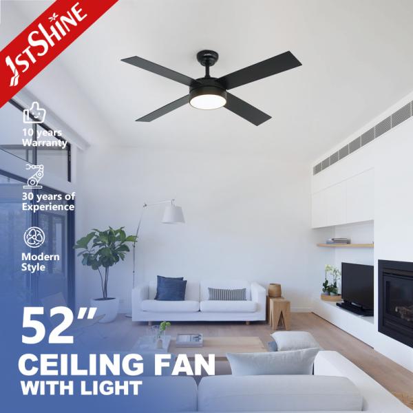 Electric 52 Inches Living Room 16W Decorative MDF Blades Ceiling Fan Light with
