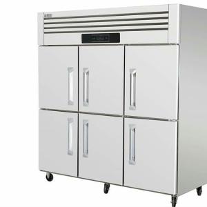 Quality Six Doors Commercial Upright Freezer Stainless Steel R600a R134a wholesale