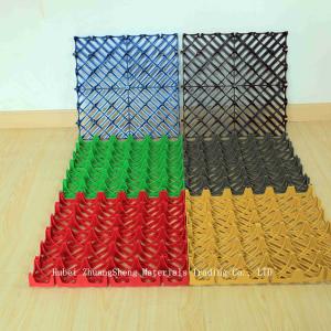 Quality 3.9mm Plastic Floor / Plastic Permeable Floor / Modern Interlocking PP Flooring Indoor Sports Plastic Floor Mats wholesale
