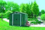 Outdoor Steel Garden Sheds , Metal Outdoor Storage Sheds Resisting Fading
