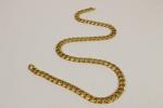 680mm Heavy Duty Aluminum Chain , Weldless Gold Handbag Chain