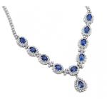 Synthetic Sapphire Al2O3 Blue Raw Gemstone Jewelry Industry High Hardness