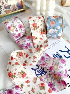 Quality Bow Personalised Printed Ribbon 40mm Floral Printed Ribbon wholesale