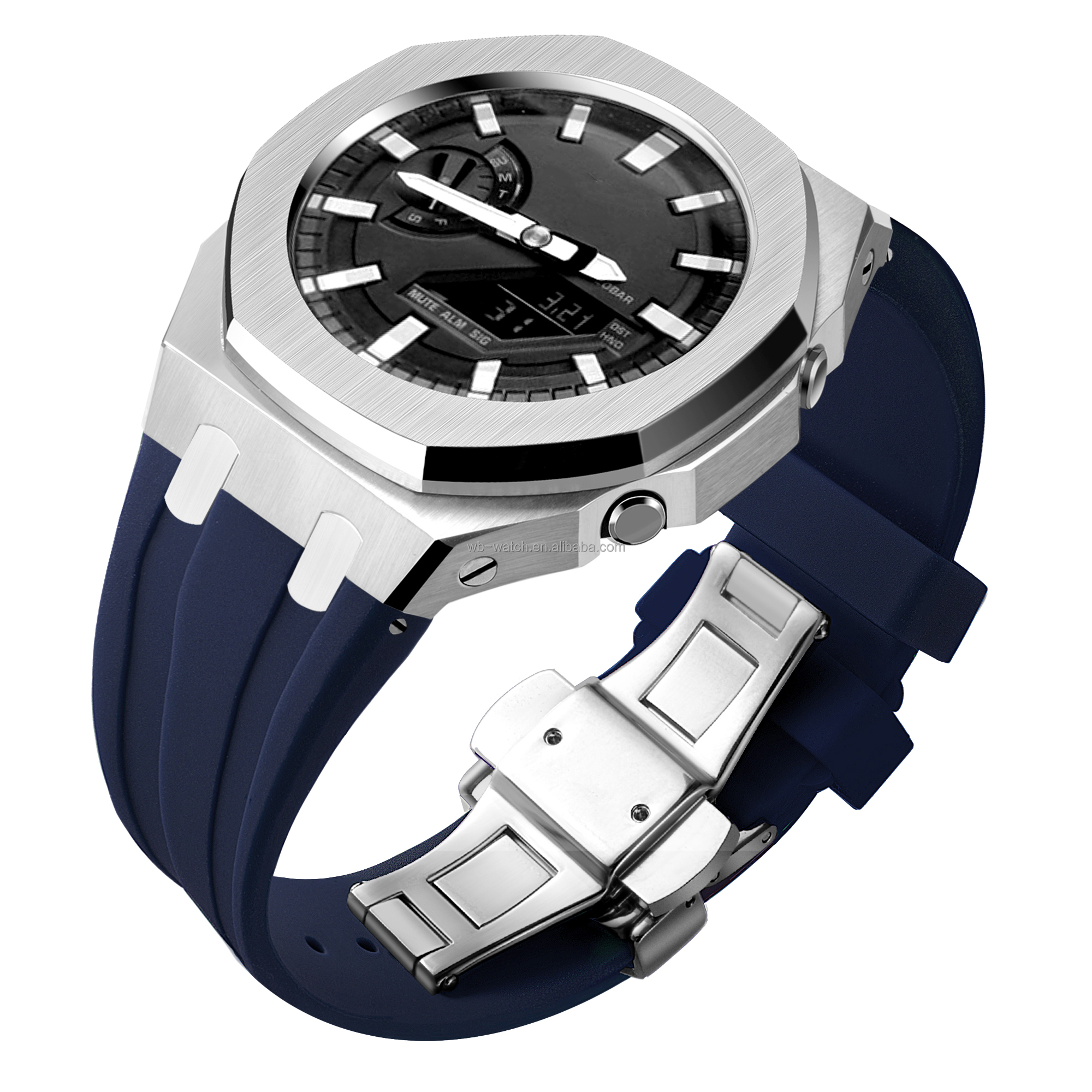Ga2100 Mod Kit Stainless Steel Bezel Dial And Case Retrofit For Casio G Shock Ga 2110