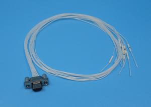 Quality 500 Cycles Durability Rectangular J30j Connector With 500mm AFR250 White Cable wholesale