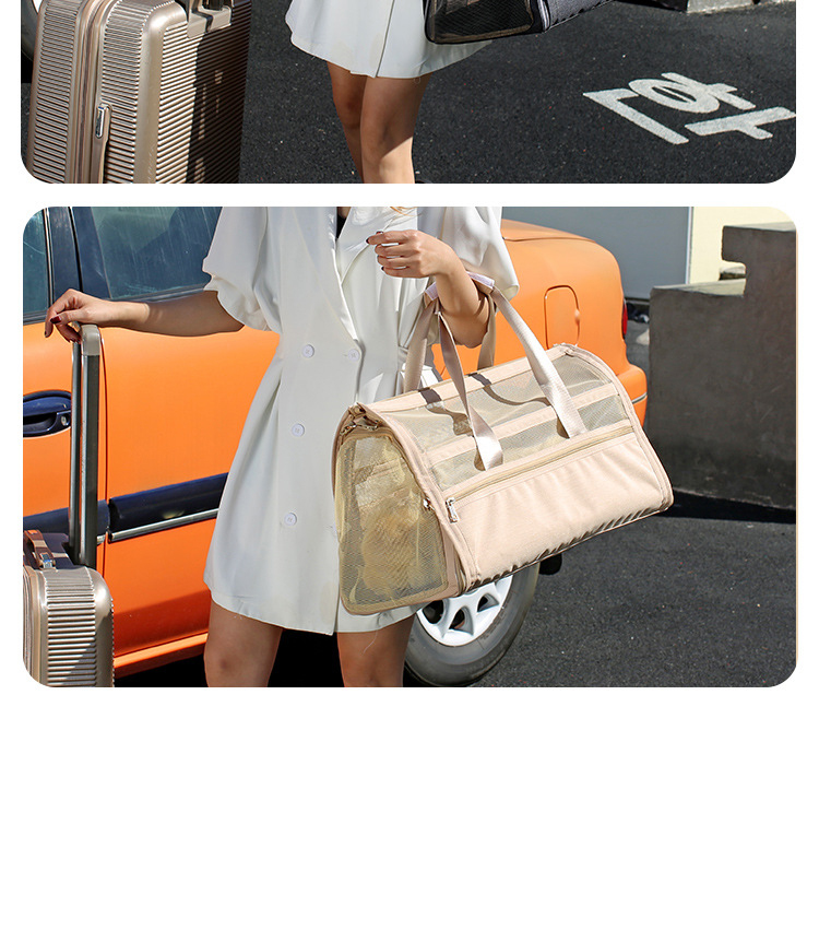 Pet Travel Carrier Bag Nylon Portable Luxury Pet Dog Carrier Outdoor Ventilation