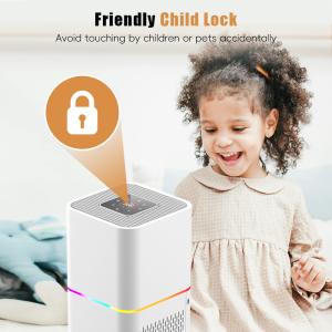 Quality HEPA Bedroom Economical Air Purifier For Allergies And Pets Hair 100V wholesale
