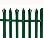 Hot Dipped PVC Coated Europe Palisade Fence for Outdoor