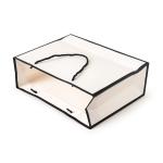 Recyclable Cardboard Bag Matt Lamination Surface Finish For Gift / Shopping