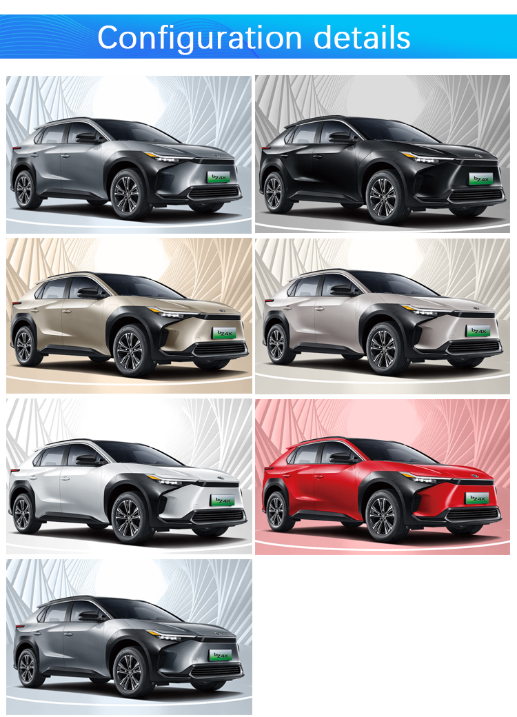 2023 Energy TO-YOTA BZ4X Electric Car SUV 66.7 KWh Battery Capacity 0.83-7 Hours Charge Time 615KM Range