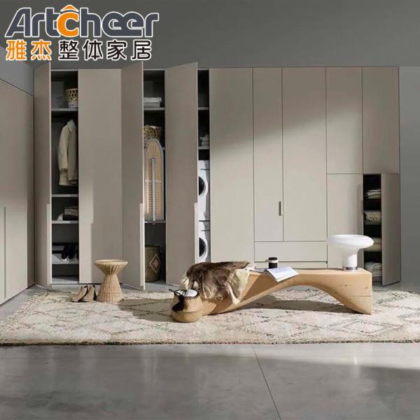NO Folded Durable Luxury Walk In Closet Storage Wardrobe Interior Design