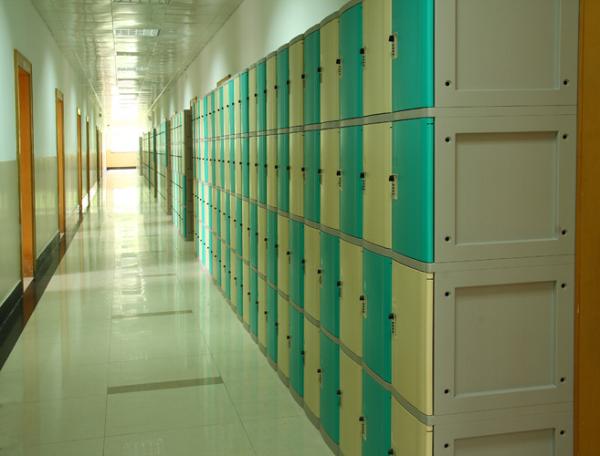 ABS School Lockers , School Storage Lockers Highly Water Resistant keyless