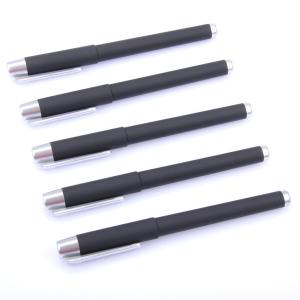 Quality black office gel ink pen,rubber sprayed gel pen wholesale