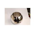 Silver DN25 Stainless Steel 316L Floating Straight Through Valve Ball with