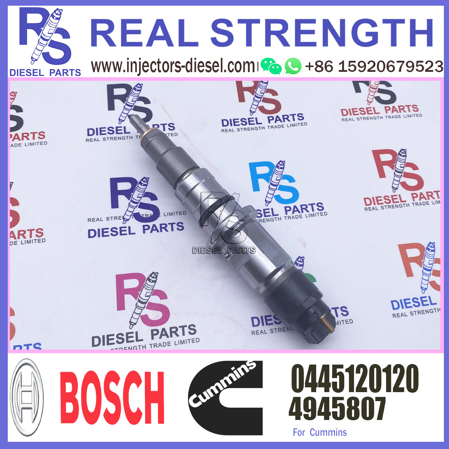 Fuel Diesel Injector Nozzles For Cummins Crin 0445120038 0445120240 0445120115 0433171862 F00RJ01941 04