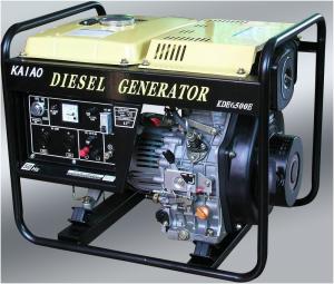 Quality AC 5KW Single Phase Small Diesel Generators , Compact Diesel Generator wholesale