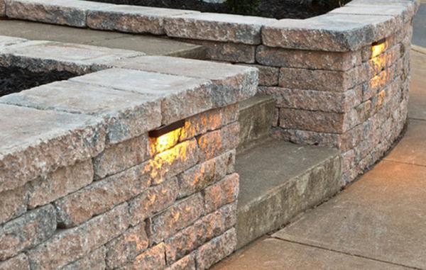 led hardscape lights for retaining wall lights and LED Wall Light and Step Light
