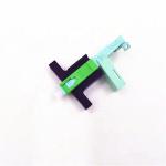 Green Single Mode Fiber Connectors For Digital Communications 0.3dB Insertion