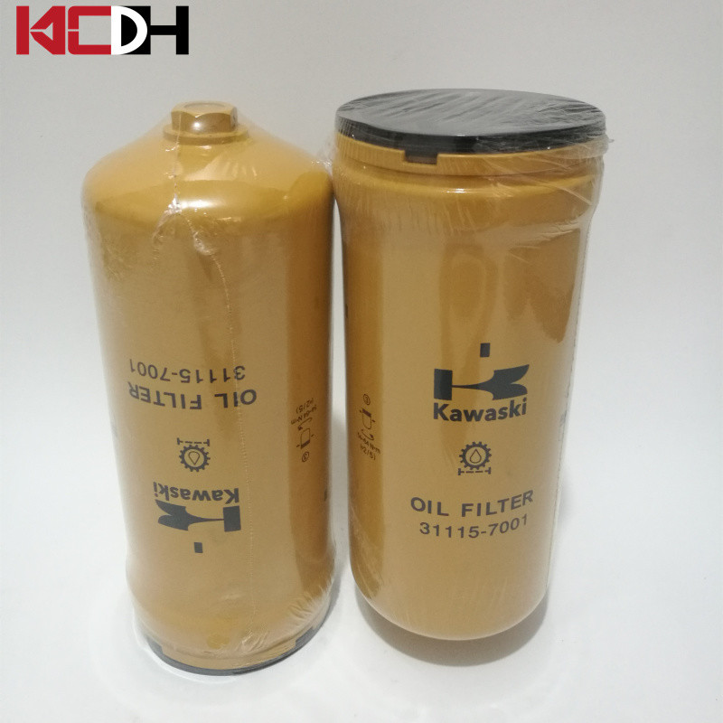 Kawaski Excavator Engine Parts Hydraulic Filter Element 31115-7001