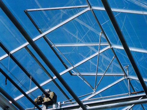 Polycarbonate Sheet Aquaponic Tomato Galvanized Steel Pipe For Prefabricated PcTent Greenhouse