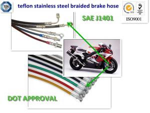 Quality dot approved OE stainless steel wire braided brake line wholesale