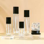 30ml Straight Round Emulsion Glass Bottling Powder Liquid Cosmetic Bottle