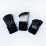 Flat PBT Hair Compact Makeup Brush For Cheek Without Ferrule Long Lasting