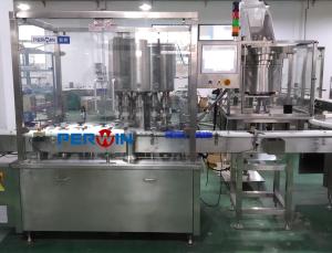 Vial Bottle Liquid Filling Plugging Capping Machine