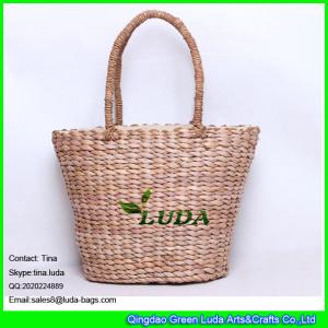 Quality LUDA cornusk made natural straw beach bag 2016 summer wholesale