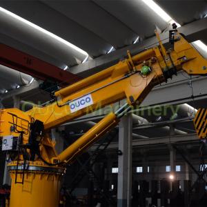 Quality CCS Roof 8T Telescopic Boom 15M Marine Deck Crane wholesale