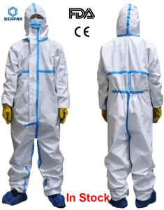 Quality Anti Virus Medical Disposable Chemical Suit , Disposable Body Suit Fda Approved wholesale