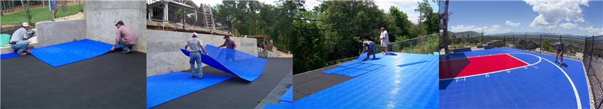 Outdoor basketball flooring interlocking outdoor basketball court flooring plastic sport court tiles