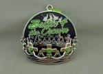 Zinc Alloy Die Casting Silver Martial Arts Medals 3D Medal 3.5 Inch