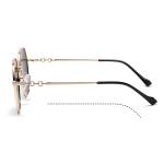 Oversized Metal Frame Sunglasses CE , Square Women'S Polarized Sunglasses