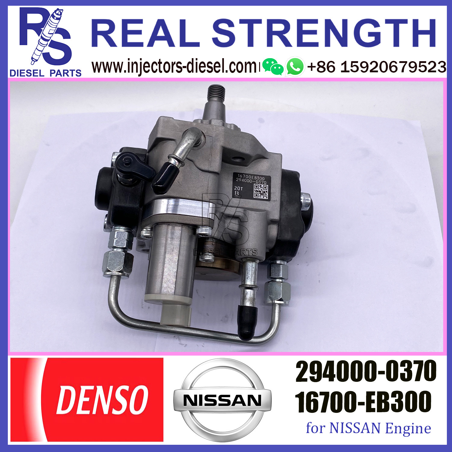 DENSO PUMP Diesel Engine Fuel HP3 pump 294000-0370 16700-EB300 294000-0377 For NISSAN 16700-EB30A 16700-EB30B